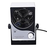 ÉLIMINATION STATIQUE : Notre ventilateur ionisant est un dispositif d'élimination électrostatique qui génère des ions positifs et négatifs par décharge haute tension, éliminant efficacement la poussière en neutralisant les charges statiques.