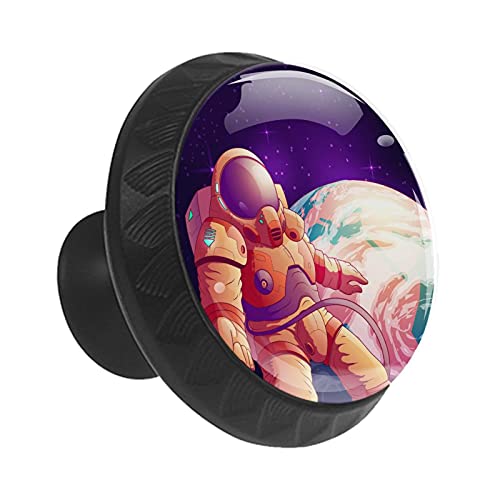 Boutons de tiroir astronaute chambre bébé et commode crèche - 3