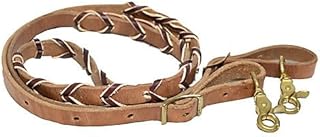 Mustang Harness Leather Barrel Rein 3/4