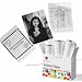 Phomemo Semi-Transparent Sticker Thermal Paper, Self-Adhesive for for Phomemo-M02/M02S Mini Bluetooth Pocket Printer,53mm x 2.5m, Diameter 30mm, 3 Rolls
