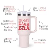 momocici Gaga Gifts Ideas for Grandma.40 oz In My Gaga Era Tumbler with Handle.Gaga Gift.Gaga Cup.Gaga Tumblers.40 oz Birthday Christmas Mothers Day Cups Tumbler Gifts for Gaga.