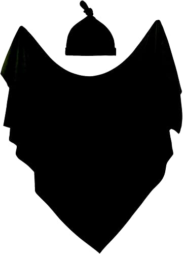 Miniatura 20 de OWLOWLA Conjunto de manta y gorro para recién nacido, manta de recepción para bebés niños y niñas (rubor) Blush,Negro,Arena,Azul bebé,Gris