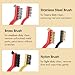 6 Pieces Wire Brushes Set, Small Metal Brass/Stainless Steel/Nylon Brushes for Cleaning Metal Rust Remover and Paint Removal