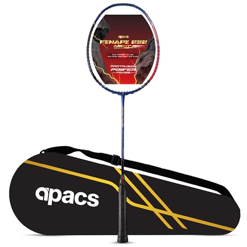 Apacs Finapi 232 Next Gen (40LBS, Unstrung) | Ultra Slim Shaft | 4U All Rounder | Made with 100% UHM Japanese Graphite | Special Edition Badminton Rac