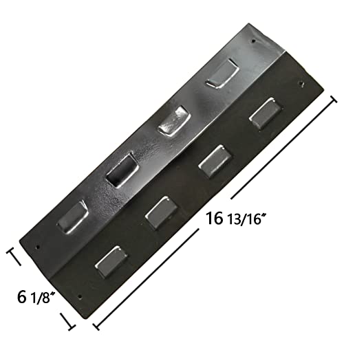 Hongso 16 13/16" Heat Plate Replacement Parts For Bbq Pro 415.23668310, Charbroil 463620415 And Aussie, Thermos Grill, Porcelain Steel Heat Tent Burner Cover, Ppf301 #TOP1