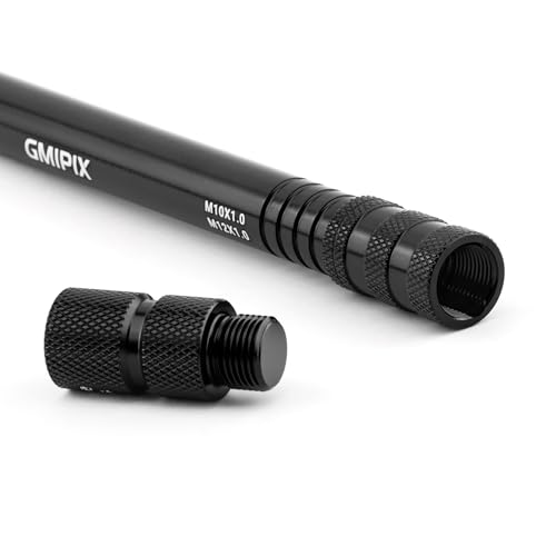 Image of 6 in 1 Fork Damper Rod Bleed Tool M10 x 1.0 /1.25 M12 x 1.0 /1.25 M8 x 1.0 M14 x 1.0 Motorcycle Fork Damper Rod Bleed Repair Tool (Black)