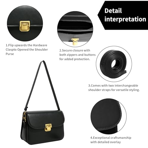 Women’s Crossbody Purse | Adjustable Strap, Convertible to Shoulder Bag, Small Handbag with Removable Strap3