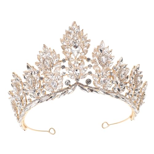 Diadème de reine pour femme couronne de mariage étincelante pour bal