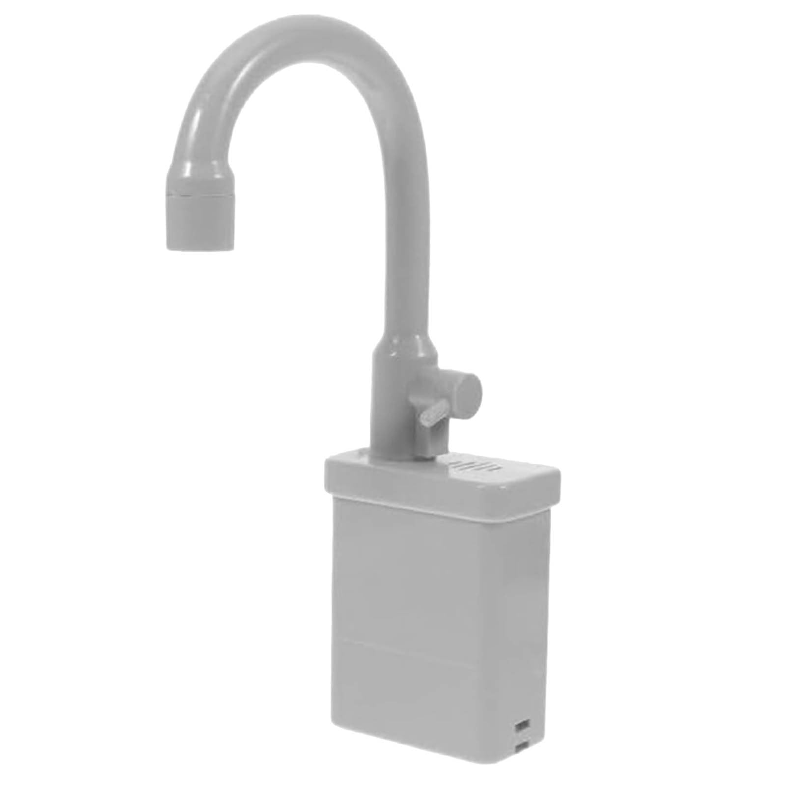 Generisch 2026 Realistic Children's Kitchen Toy Tap Game Accessory with Interchangeable Design for Creative Role Play (Grey, 27.5 cm x 8.5 cm x 4.5 cm)