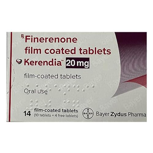 Image of Kerendia 20mg - Strip of 14 Tablets