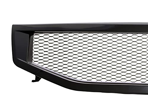 Armordillo Aluminum Mesh Style Front Grille|Compatible With 2011-2012 Honda Accord 4 Door Sedan|8739075|Piano Black|Front Hood Bumper Grille by ARMORDILLO - Image 4