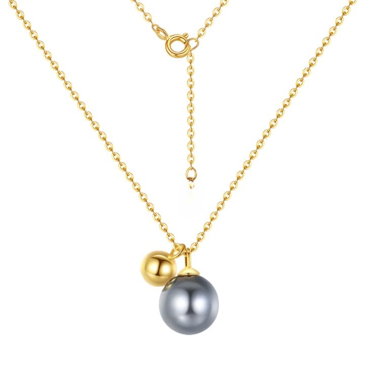 Collier de perles d'eau douce naturelle dorée : sublimez votre style sans effort