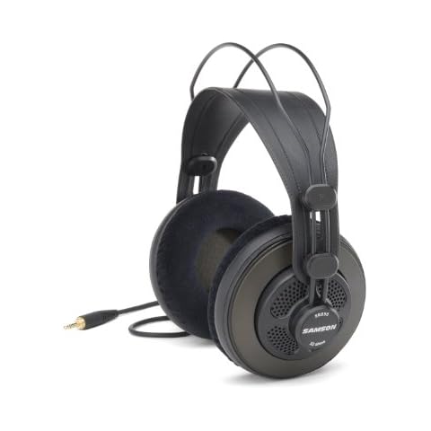 Samson SR850 Traditional Wired Headphones, Black m Cover