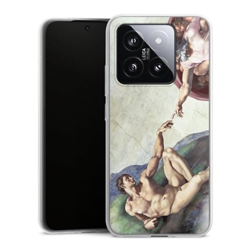 Coque Xiaomi 14 silicone Michel-Ange protection style artistique
