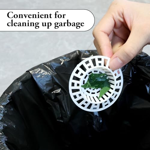 Plastikowe sitko do zlewu, biały odpływ, łapacz włosów, otwór na zatyczkę do włosów, plastikowy, lekki filtr do zlewu, łapka na włosy, filtr odpływowy, korek do włosów, do kuchni, łazienki, wanny,