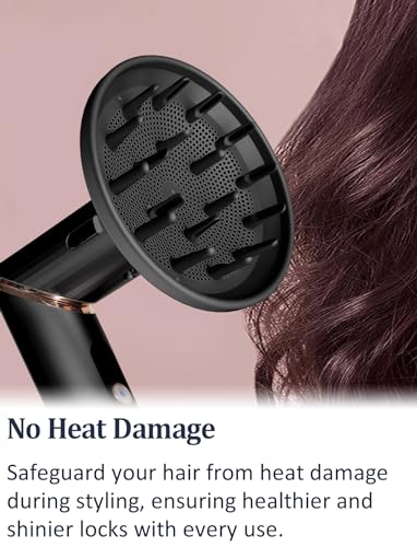 Acessório difusor para secador de cabelo Shark FlexStyle, acessórios para cachos naturais aprimorado