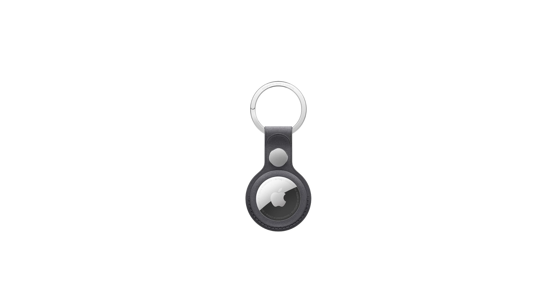 Amazon.com: Apple AirTag FineWoven Key Ring - Black - MT2H3ZM/A