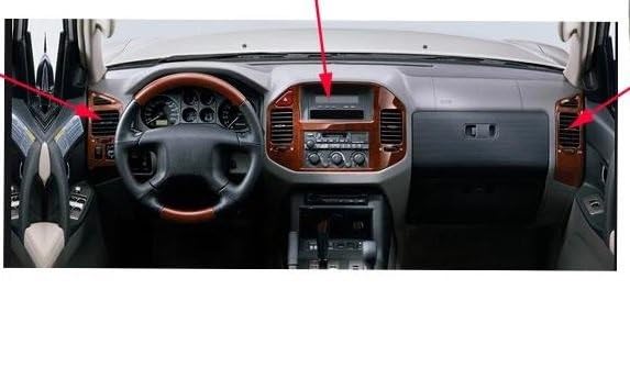 Sortie d'aération pour tableau de bord Pajero V73 V75 V77 contre la chaleur - 2