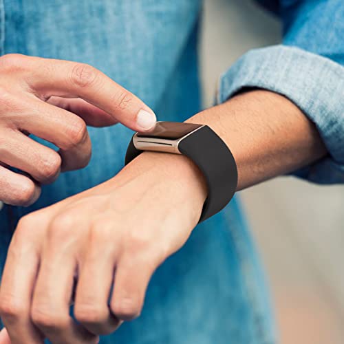 Tobfit 6 PACK Sport Bands Compatible with Fitbit Charge 6 / Fitbit Charge 5 Bands for Women Men, Soft Silicone Waterproof Straps Replacement Wristbands Compatible for Fitbit Charge 5 / Charge 6 by Tobfit - Used condition - Image 5