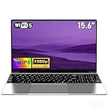 NAIKLULU 15,6 Pouces Pc Portable 4425Y Processeur, 16GB RAM 256GB SSD Laptop Ordinateur Portable, Full HD 1920x1080P Computer, Batterie 5000mAh/38Wh, Emplacement Carte TF