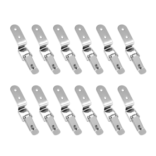 Boutons-pression en acier lot de 8 fixation d'angle et fermeture solide - 3