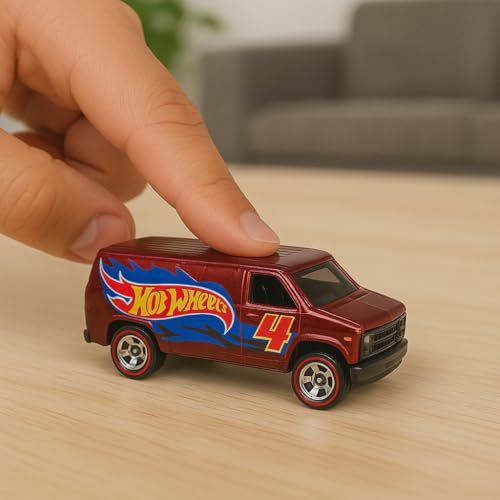 Image of Hot Wheels Collector Edition | Premium Die-Cast Metal Car for Kids & Collectors | Rare One-Time Release Model for Boys | No Restock Limited Edition (Custom GMC Panel Van (2018))