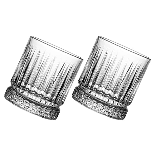 ABOOFAN 1 Juego Vaso De Whisky Bebiendo Vino Vasos Con Tallo Tazas Claras Martini Piscina Margarita Doble Vaso De Café Helado Vasos De Vasos De Whisky Taza De Agua Vidrio 2 Piezas