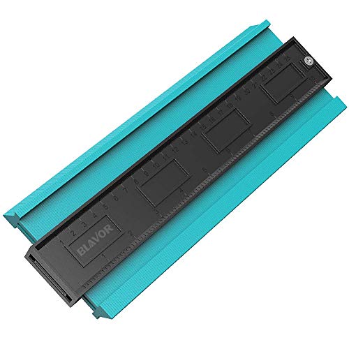 konturenlehre holzarbeitung 25CM,BLAVOR wolfcraft Markierungswerkzeug Holzarbeitung Profil Kopierer unregelmäßiges Konturmessgerät Duplikator zum Übertragen von Konturen & Schnittverläufen