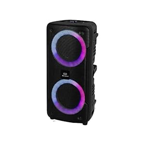Trevi Xfest XF 440 KB draagbare versterker Moving Discolight, MP3, USB, SD, Bluetooth, TWS-functie, geïntegreerde batterij, karaoke-partyspeaker met dynamische microfoon met kabel