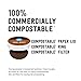Amazon Brand - Happy Belly Dark Roast Compostable Coffee Pods, Compatible with K-Cup Brewer, 96 Count