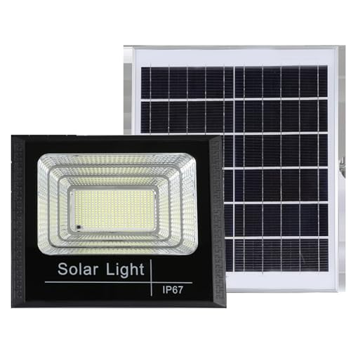 YXINHONGYUE 500W Fondo Impermeable al Aire Libre, luz de inundación Solar Impermeable al Aire Libre con Control Remoto Adecuado para Patios, fachadas de construcción, sitios de construcción