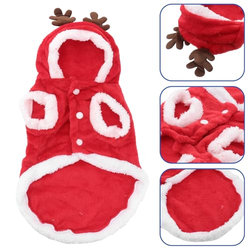 Disfraz Navidad para Perro y Bufanda Rojo XXL miniatura 6