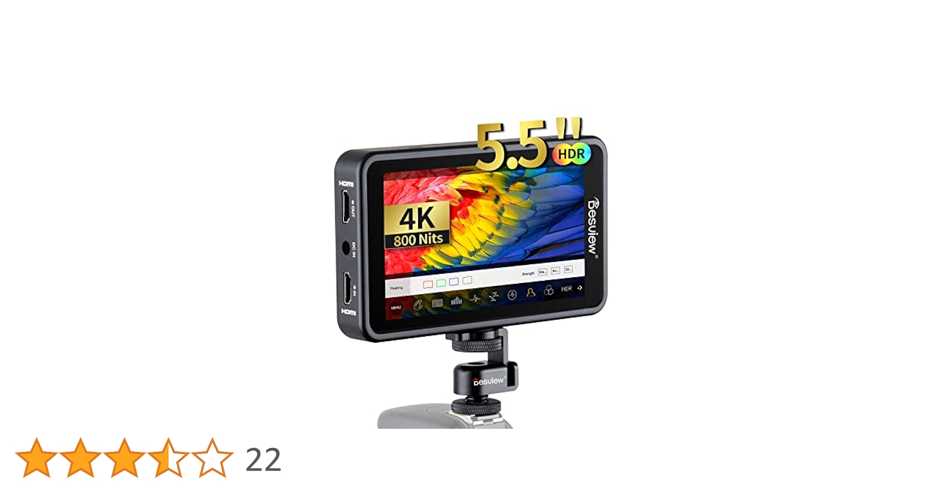 Desview R5II カメラモニター 5.5インチ Amazon.com : Desview R5II Camera Monitor, 5.5 inch High