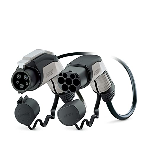 PHOENIX CONTACT Adapter-Ladekabel Elektroauto Typ 1 (Mode 3) - EV Ladekabel 1628021 E-Auto und Hybrid - German Engineering - ergonomisch und robust - 1-Phasig - 7,4 kW - Black and Grey 4 m