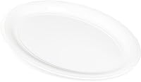 Vista 5 de Carlisle FoodService Products Displayware Plastic Catering Platter 21" x 15" White
