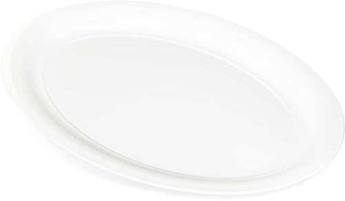 Miniatura 5 de Carlisle FoodService Products Displayware Plastic Catering Platter 21" x 15" White