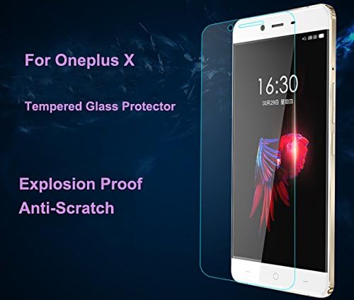 Oneplus X Tempered Glass Screen Protector,Aikice 0.26mm 9H Hardness Screen Protector for One Plus X