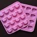 Gpure Moldes De Silicona para Caramelos Y Chocolates Forma De Rosa Cerdito...
