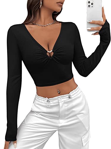 Damen Spitze Oberteil Mit V-Ausschnitt - Elegantes Mesh Top Für Party & Alltag