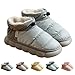 Sneaker Slippers for Men and Women Cozy Warm Fleece Lined Home Plush Slippers Fashion Waterproof Shoes Plush Faux Fur Fluffy Shoe Anti-Slip Fluffy Fur Indoor/Outdoor Slipper Green
