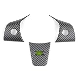 MUGE RACING Tesla 3 Y Steering Wheel Cover Trims ABS Plastic Tesla Model 3/Y Accessories Fit for Tes