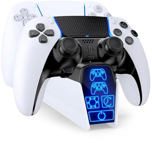 Fenolical Estación de Carga para DualSense PS5 y Controlador E...