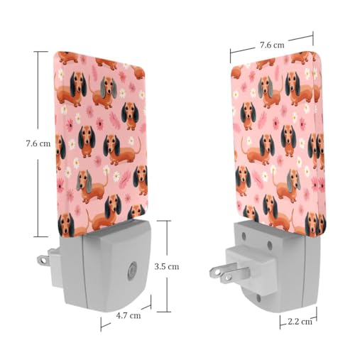 Lámpara de noche LED con sensor para niños 7.6x7.6cm miniatura 7