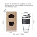 MOCHIC CUP Reusable Coffee Cup Glass Travel Mug with Lid and Non-slip Sleeve Dishwasher and Microwave Safe Portable Durable Drinking Tumbler BPA Free (Charcoal Gray,16oz/454ml)