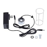 LemonBest New 24V 12 LED Ultrasonic Fog Mist Maker Fogger Atomizer Air Humidifier+Charger