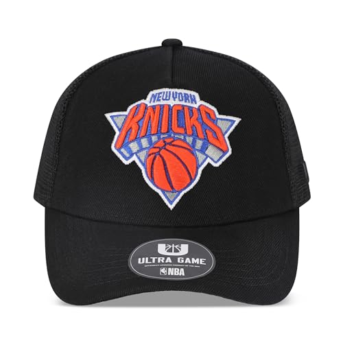 Image of Ultra Game Men's NBA Official Snap Back All Around The World Trucker Baseball Cap Hat