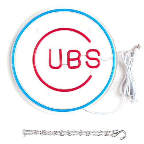 Image of Baseball Neon Sign for Wall Decor Baseball Neon Light for Man Cave Dimmable Team Logo Led Sign for Club Bar Party Dorm Bedroom Game Room Decor Birthday Gifts for Men Size 12 * 12 In(ZYLD060)
