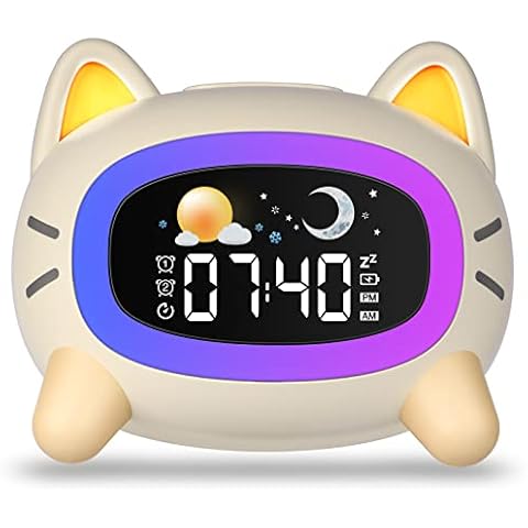 Uplayteck Kids Alarm Clock with Night Light Cover