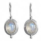 Pierre de lune ovale en cabochon (7x9mm)