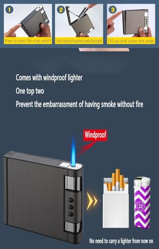 Encendedor antorcha recargable 2 en 1 con diseño dragón miniatura 3